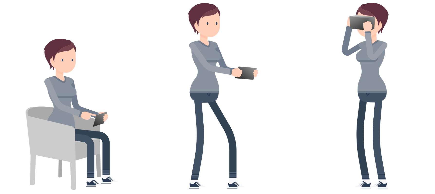 Seamlessley switch between different view modes
